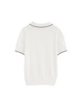 Regular Fit White Polo