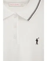 Regular Fit White Polo