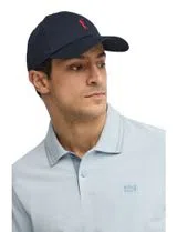 6 Panels Serge Cap Blue