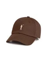 6 Panels Serge Brown Cap