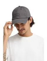 6 Panels Serge Cap Grey