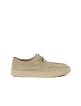 Beige Suede Wallaby Shoes
