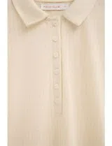 Regular Fit Long Sleeve Polo White