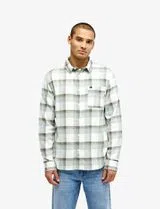 Camisa de manga comprida Motherfly Plaid Verde