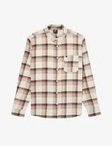 Camisa de manga comprida Motherfly Plaid Bege