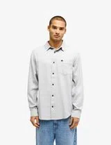 Camisa de mana comprida Motherfly Heather Cinzento