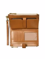 Carteira Jet Set Travel Wristlet Vanilla