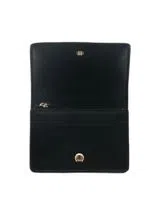 Carteira Compact Leather Black