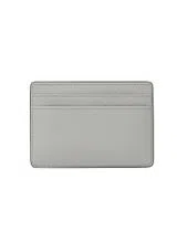 Porta Cartões Pebbled Leather Grey