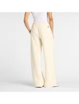 Calças Wide Leg Reimagined Fleece Linen