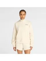 Sweatshirt Reimagined Fleece Half Zip Linen