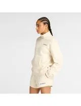 Sweatshirt Reimagined Fleece Half Zip Linen