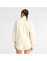 Sweatshirt Reimagined Fleece Half Zip Linen