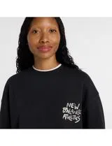 Sweatshirt Visibly Loved Crew Black