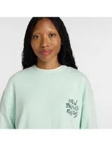 Sweatshirt Visibly Loved Crew Cosmic Jade