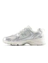 530 Silver Metallic Sneakers
