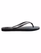 Chinelos Slim Gloss Black