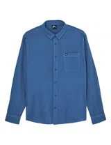 Camisa manga comprida Motherfly Solid Azul