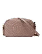 GG Marmont Matelassé Small Camera Bag