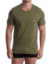 Pack 3 T-Shirts Interiores Cinzento-Verde-Preto