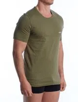 Pack 3 T-Shirts Interiores Cinzento-Verde-Preto