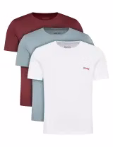 Pack 3 T-Shirts Interiores Vermelho-Branco-Azul