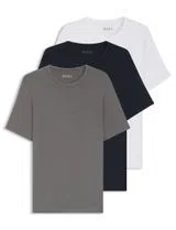 Pack 3 T-Shirts Interiores Preto