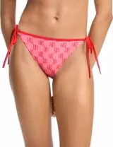 Cuecas Biquini com atilhos laterais Rosa