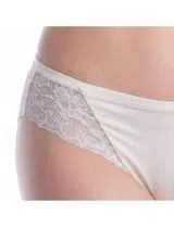 Cuecas clássicas com laço Branco