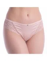 Cuecas clássicas com laço Rosa claro
