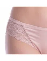 Cuecas clássicas com laço Rosa claro