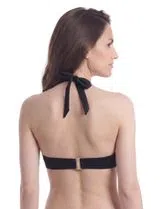 Top Biquini Halterneck Preto
