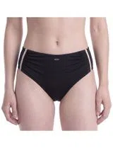Cuecas Biquini Cintura Subida Preto