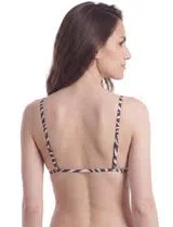 Top Biquini Triangular Preto