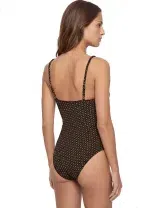 Fato de Banho V-Neck Preto