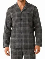 Pijama de manga comprida Preto
