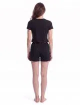 Calções de pijama Preto