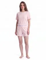 Calções de pijama Rosa claro
