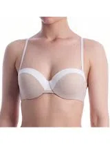 Soutien Balconette Bege-Branco