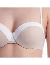 Soutien Balconette Bege-Branco