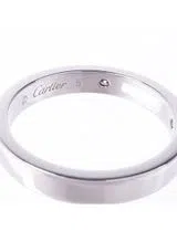 Anel C de Cartier 2 diamantes