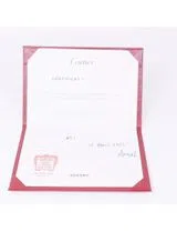 Anel C de Cartier 2 diamantes