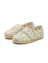 Alpercatas Print Flowers White Multi Kids