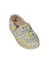 Alpercatas Print Flowers White Multi Kids