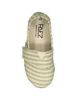 Surfy Lurex Pistachio Kids Espadrilles