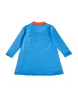 Vestido Apples Azul Turquesa