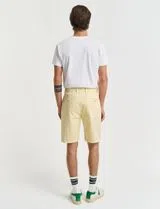 Calções Chino Regular Fit Sunfaded Amarelo