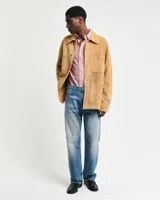 Red Slim Oxford Shirt