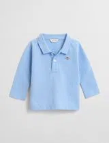 Long Sleeve Polo Blue