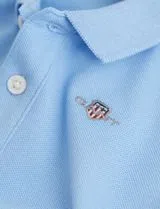 Long Sleeve Polo Blue